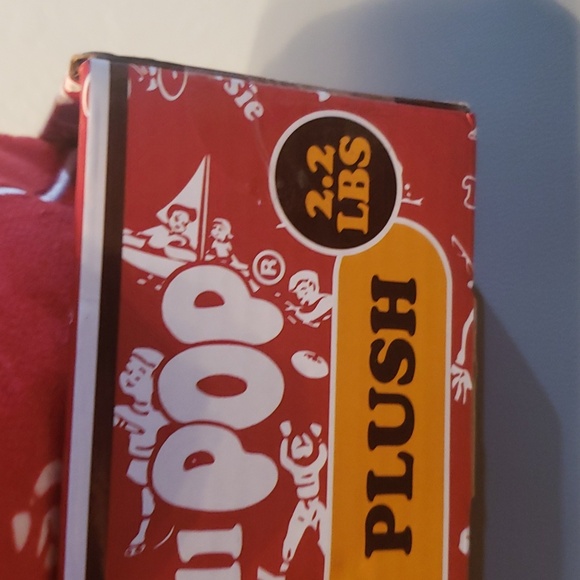 Unique Tootsie Roll Cherry Pop Weighted Plush NWT - Picture 5 of 6